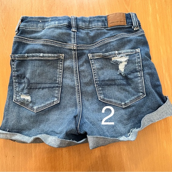 American Eagle and STS blue jean shorts bundle of 3 pairs - Picture 5 of 7